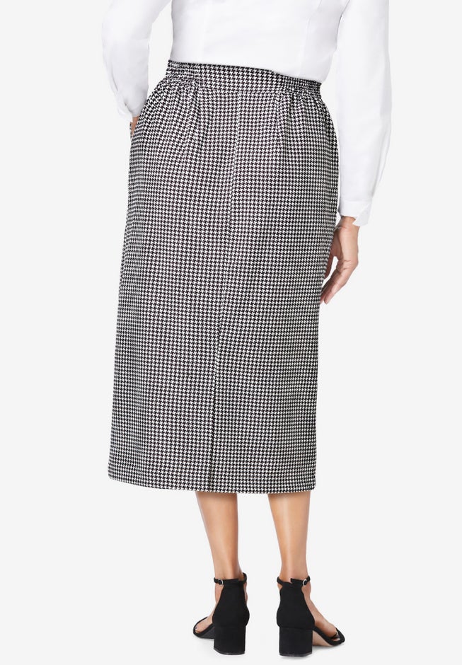 Tummy Control Bi-Stretch Midi Skirt image number 1