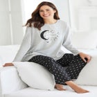 Long Sleeve Knit PJ Set image number null