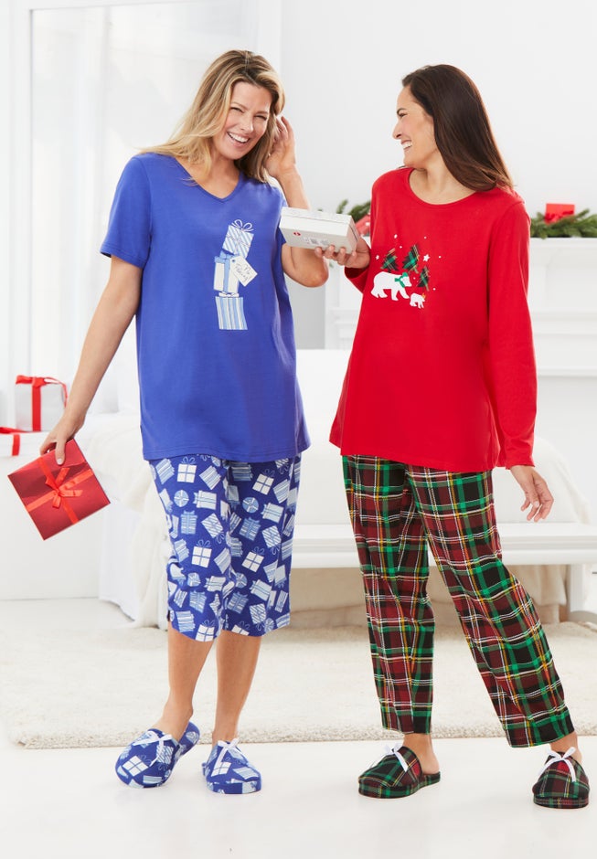 Long Sleeve Knit PJ Set image number 5