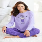 Long Sleeve Knit PJ Set image number null