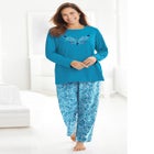 Long Sleeve Knit PJ Set image number null