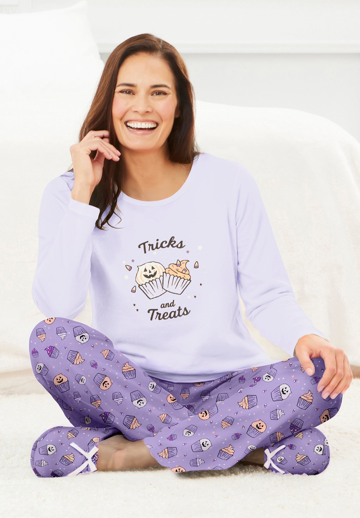 Long Sleeve Knit PJ Set image number 0