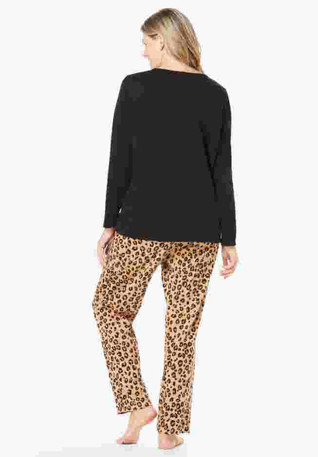 Long Sleeve Knit PJ Set image number 1
