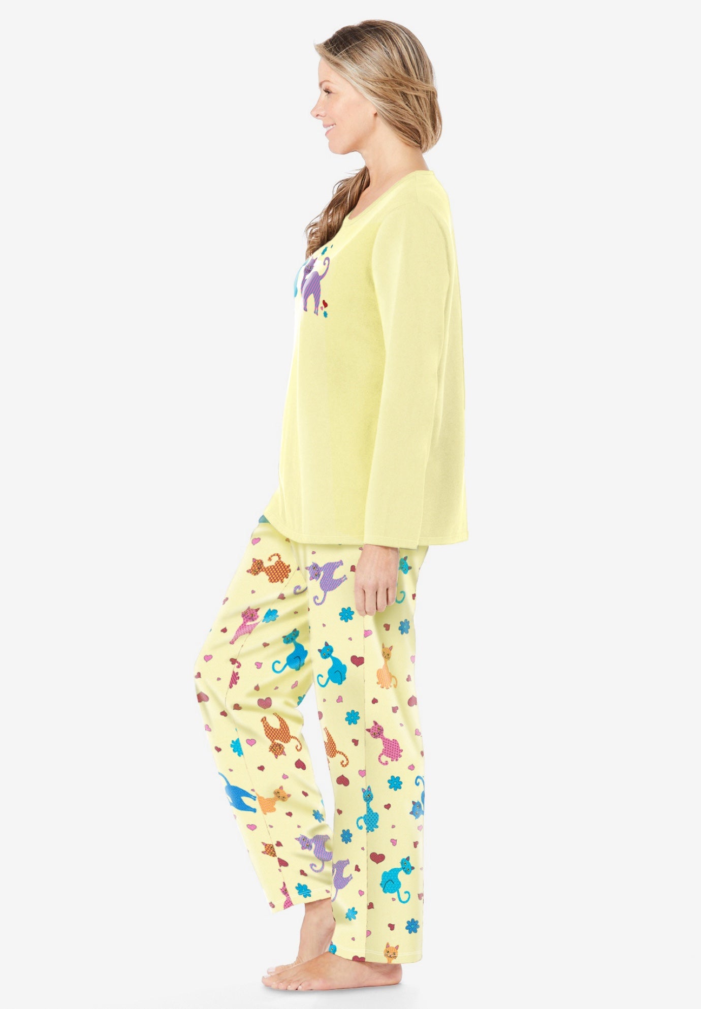 Long Sleeve Knit PJ Set image number 2