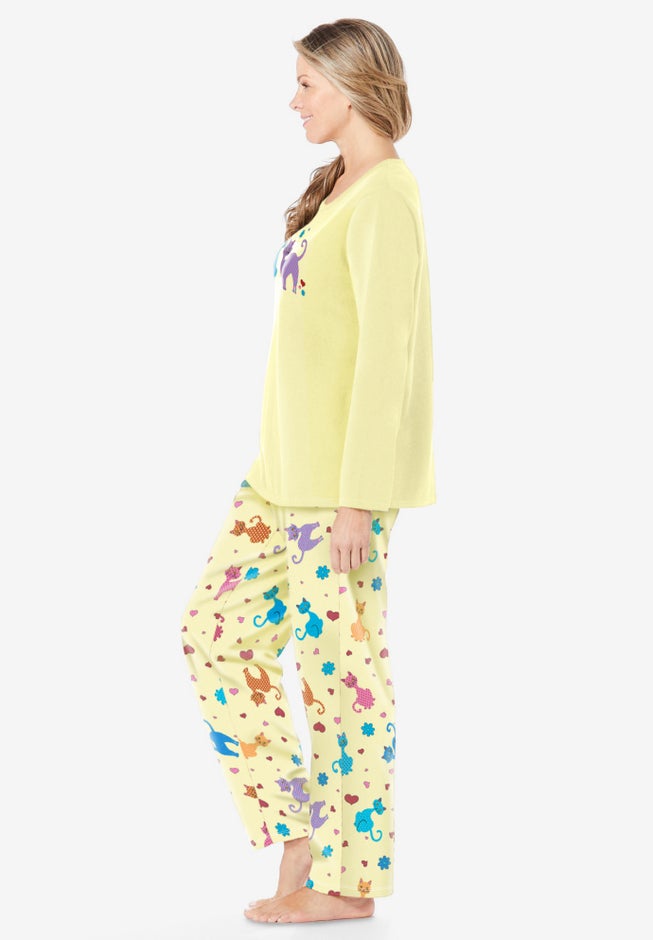 Long Sleeve Knit PJ Set image number 2