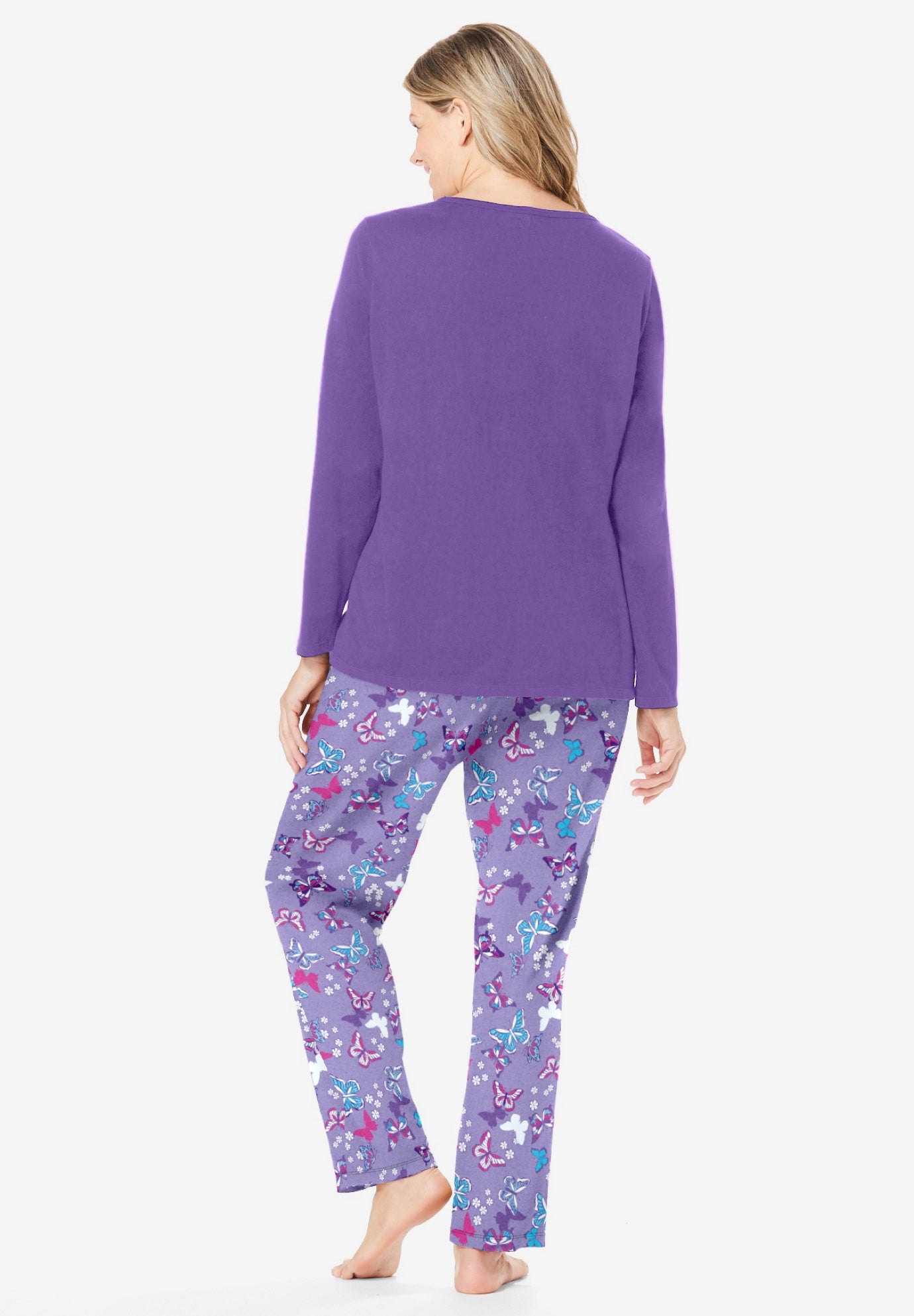 Long Sleeve Knit PJ Set image number 1