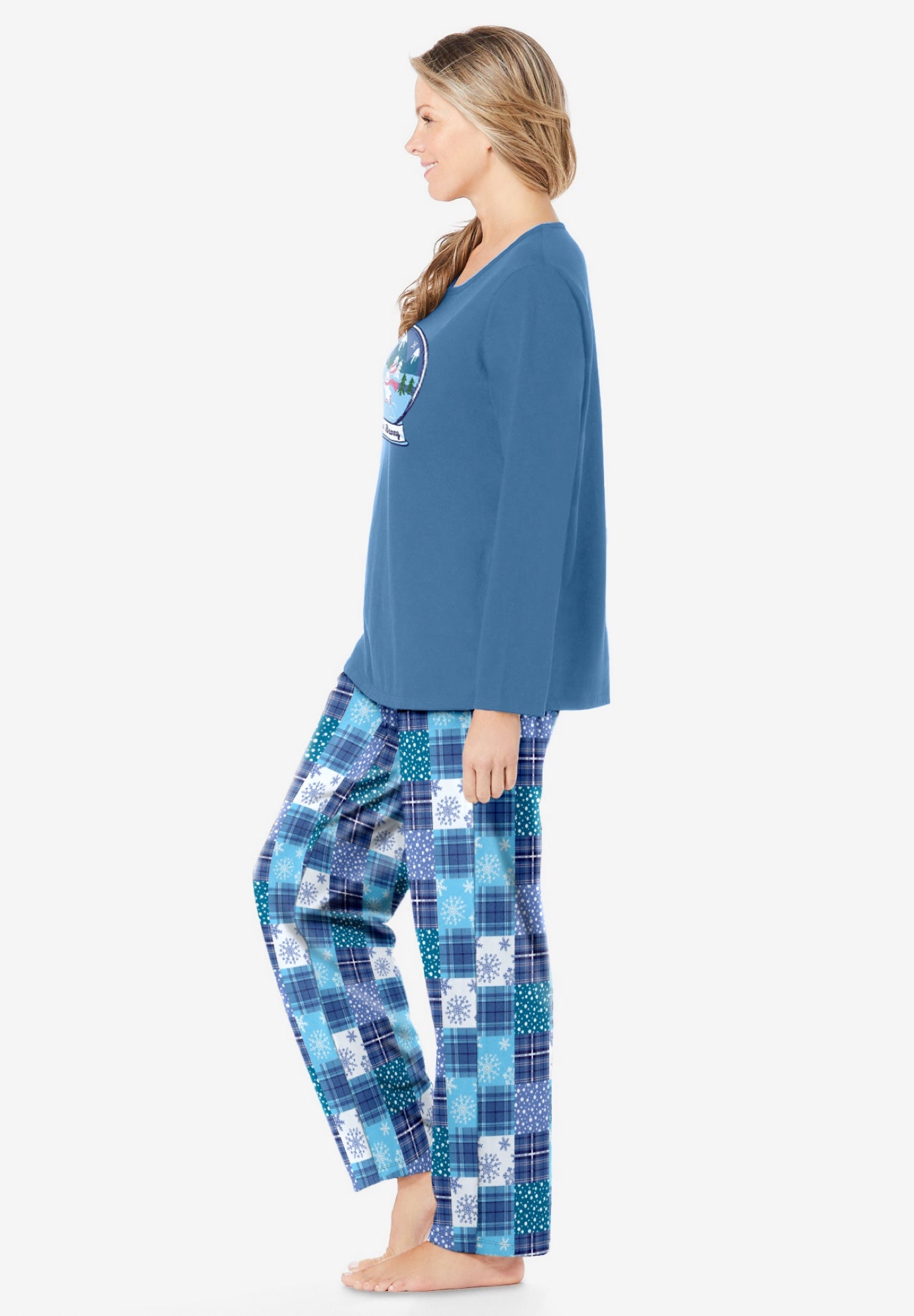 Long Sleeve Knit PJ Set image number 2