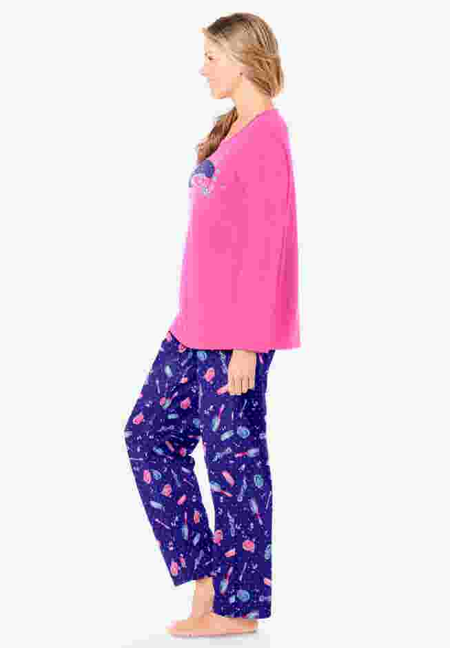 Long Sleeve Knit PJ Set image number 2
