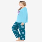 Long Sleeve Knit PJ Set image number null