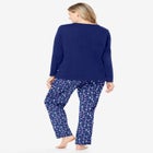 Long Sleeve Knit PJ Set image number null