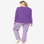 Long Sleeve Knit PJ Set image number null