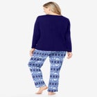 Long Sleeve Knit PJ Set image number null