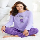 Long Sleeve Knit PJ Set image number null