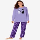 Long Sleeve Knit PJ Set image number null