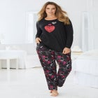 Long Sleeve Knit PJ Set image number null