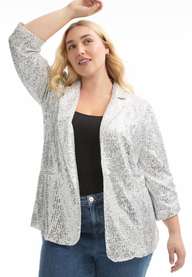 Sequin Blazer image number 0