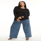 Ribbed Crewneck Top image number null