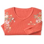 Waffle Thermal V-Neck Tee image number null