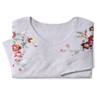 Waffle Thermal V-Neck Tee image number null