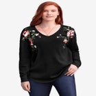 Waffle Thermal V-Neck Tee image number null