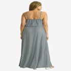 Stretch Knit Blouson Maxi Dress image number null