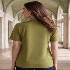 Short Sleeve Mock Neck image number null