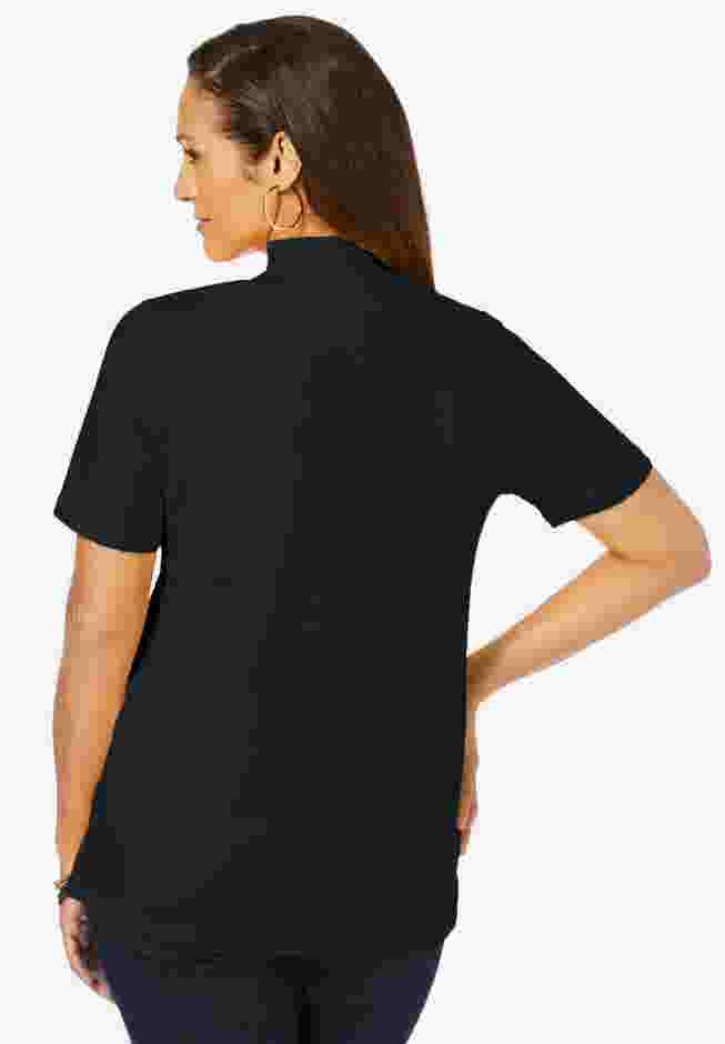 Short Sleeve Mock Neck image number 1