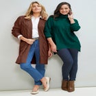 Cable Turtleneck Sweater image number null