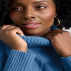 Cable Turtleneck Sweater image number null