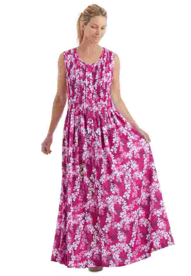 Pintucked Sleeveless Dress image number 4
