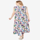 Pintucked Sleeveless Dress image number null