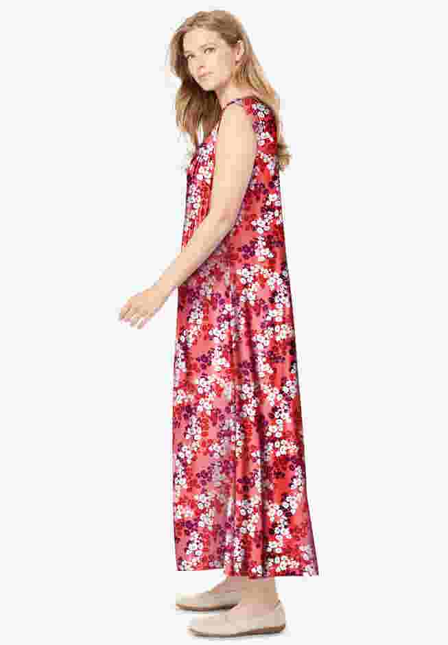 Pintucked Sleeveless Dress image number 2
