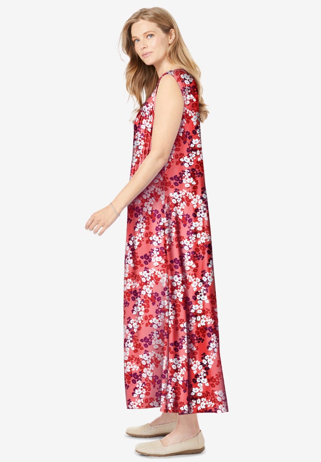 Pintucked Sleeveless Dress image number 2