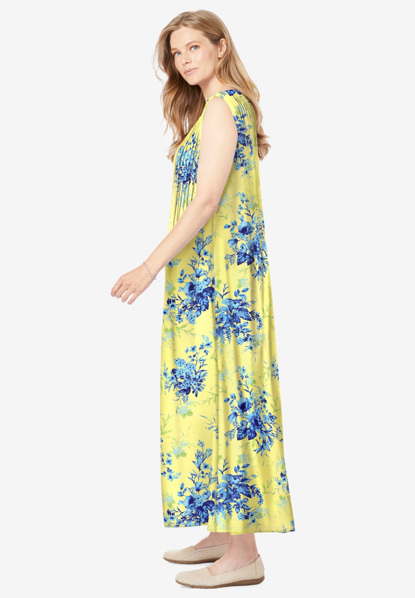 Pintucked Sleeveless Dress image number 2