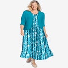 Pintucked Sleeveless Dress image number null