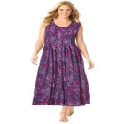 Pintucked Sleeveless Dress image number null