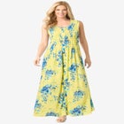 Pintucked Sleeveless Dress image number null