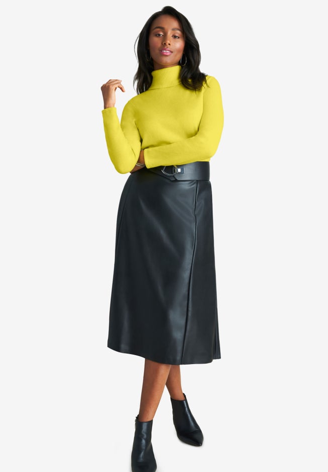 Cotton Cashmere Turtleneck image number 4