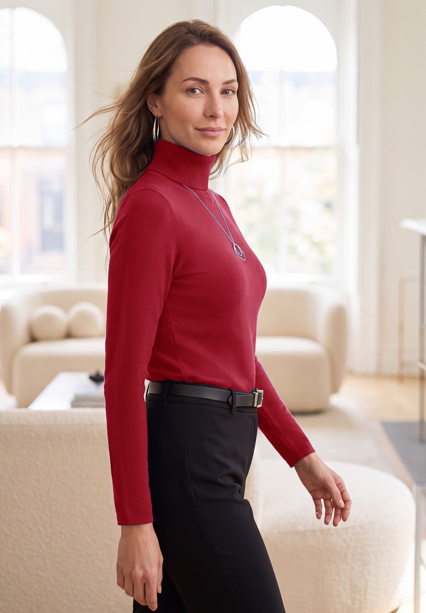 Carefree Cashmere Turtleneck image number 2