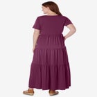 Short-Sleeve Tiered Dress image number null