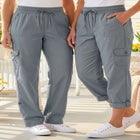 Convertible Length Cargo Pant/Capri image number null