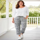 Convertible Length Cargo Pant/Capri image number null