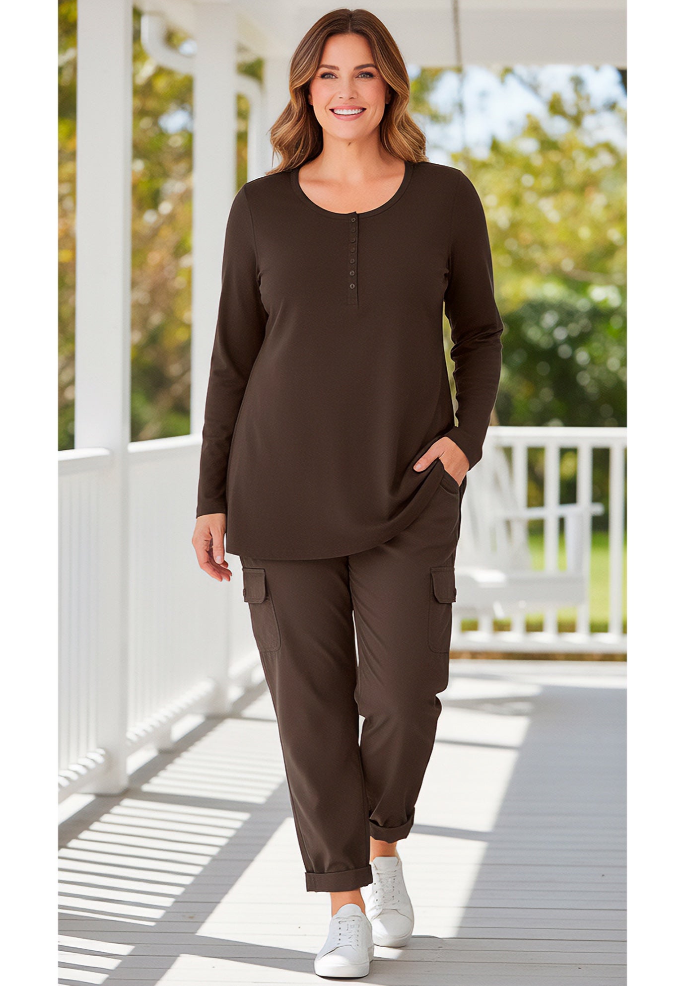 2 in 1 Convertible Cargo Pant to Capri image number 0