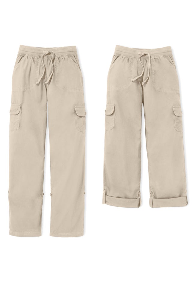 Convertible Length Cargo Pant/Capri image number 4
