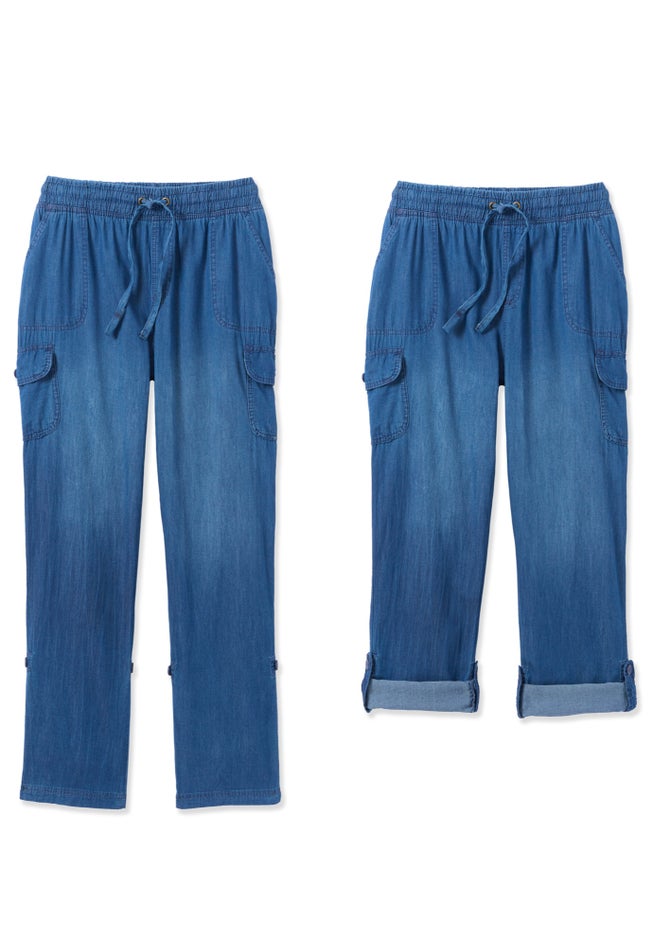 Convertible Length Cargo Pant/Capri image number 3