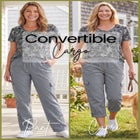 2 in 1 Convertible Cargo Pant to Capri image number null