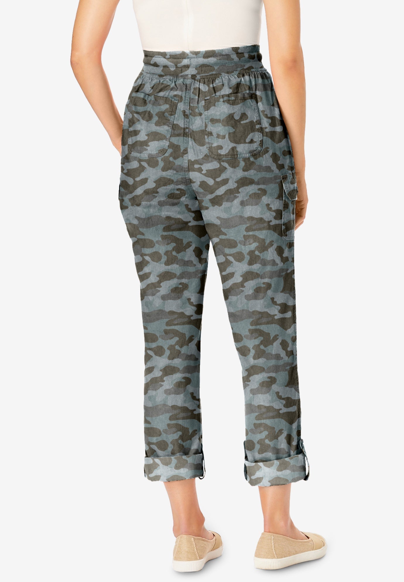 Convertible Length Cargo Pant/Capri image number 4