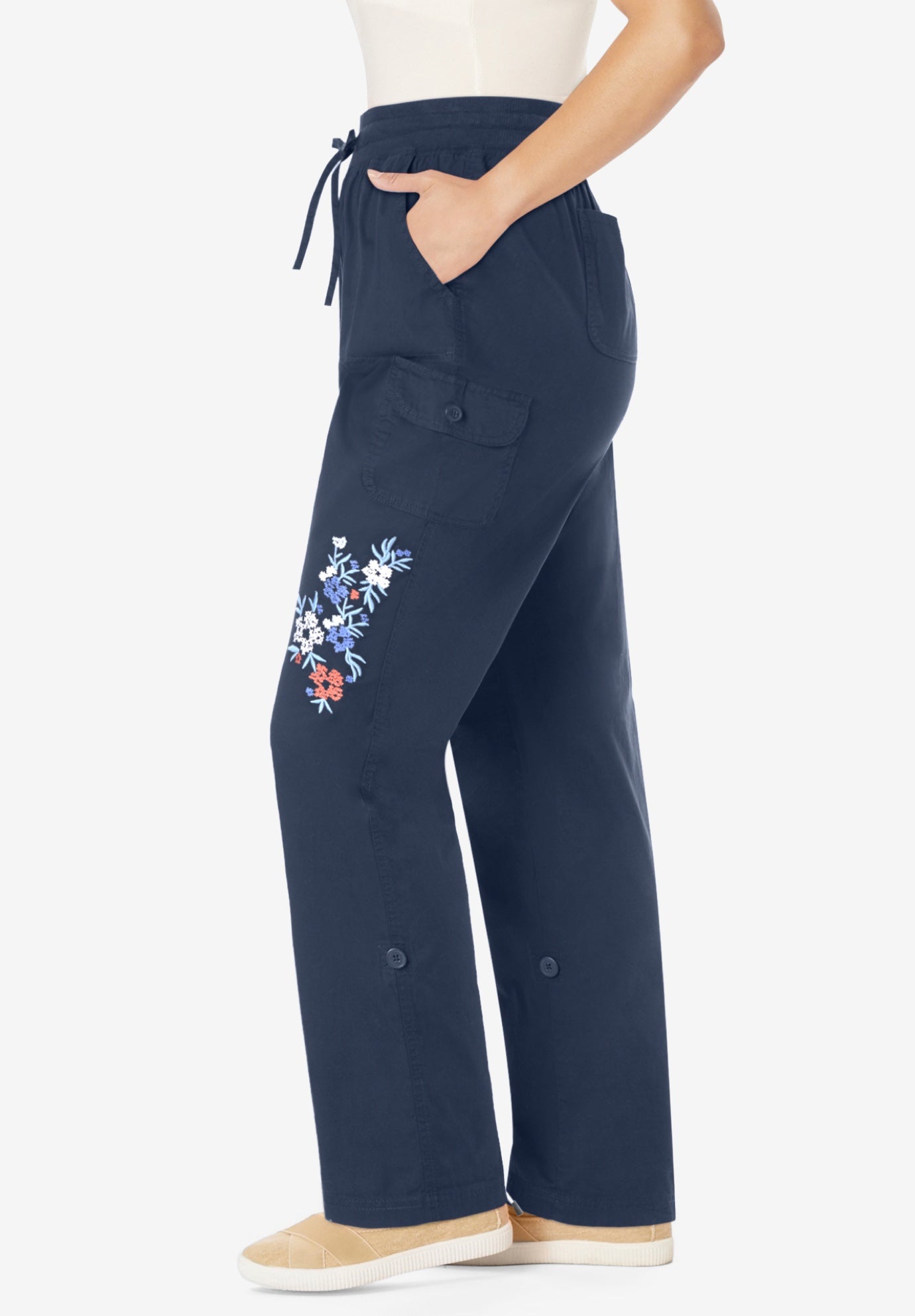 Convertible Length Cargo Pant/Capri image number 1