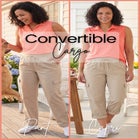 2 in 1 Convertible Cargo Pant to Capri image number null