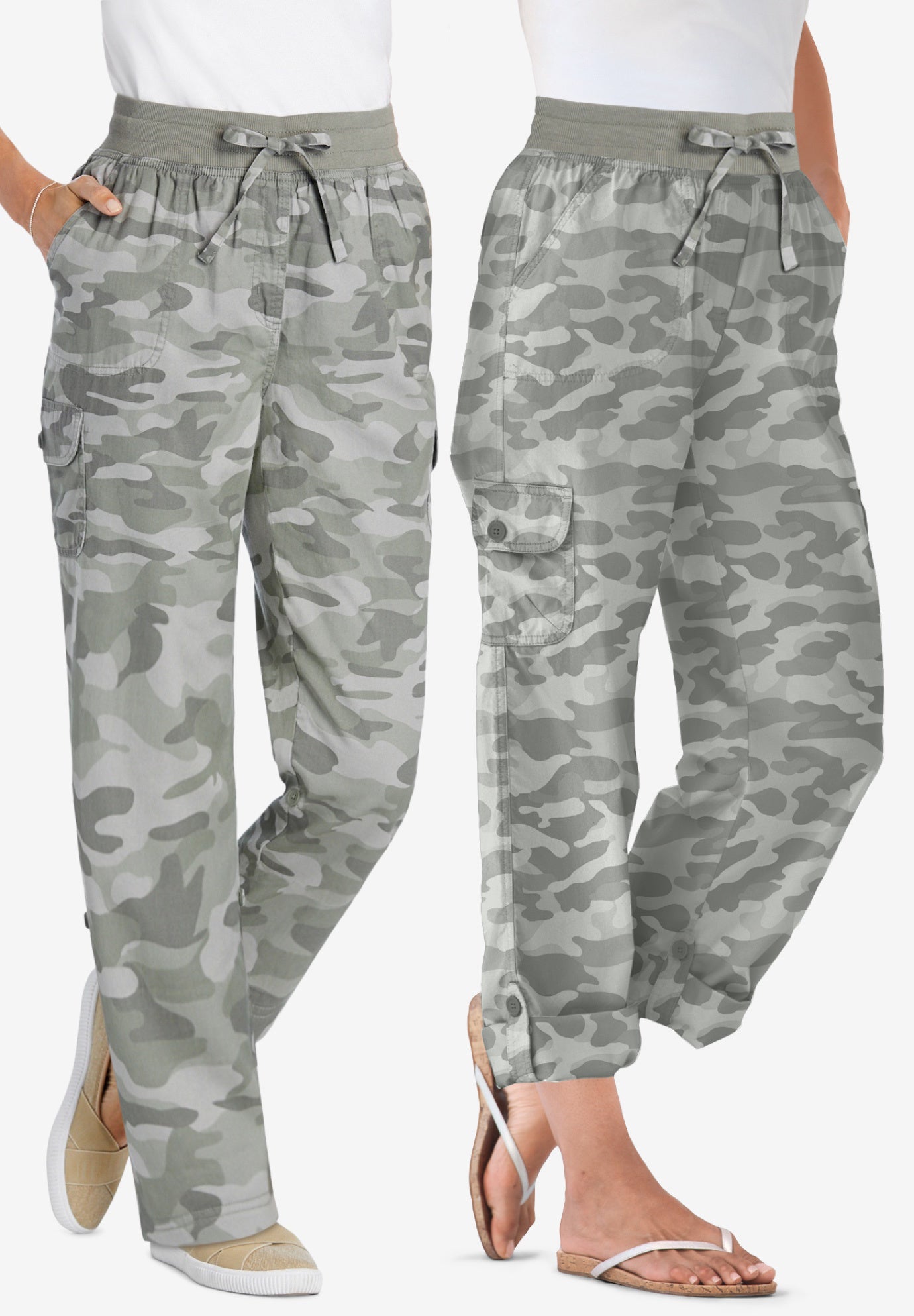 Convertible Length Cargo Pant/Capri image number 2